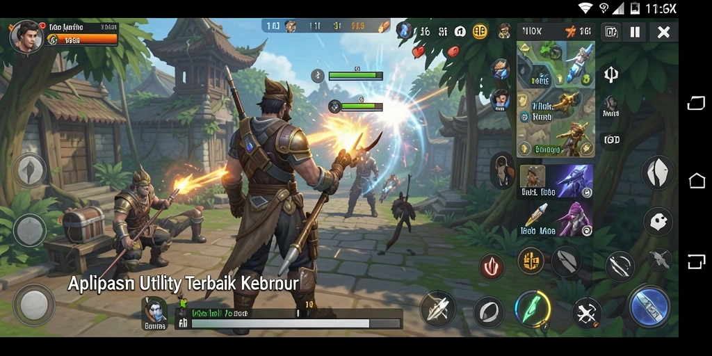 Tampilan antarmuka 116X yang intuitif dan menarik.