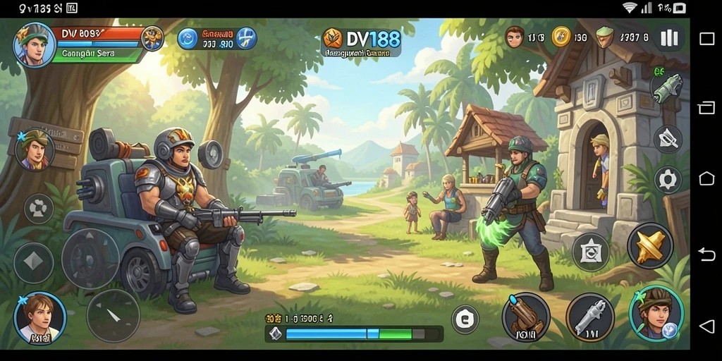 Tampilan menarik dari gameplay DV188 yang mengasyikkan.