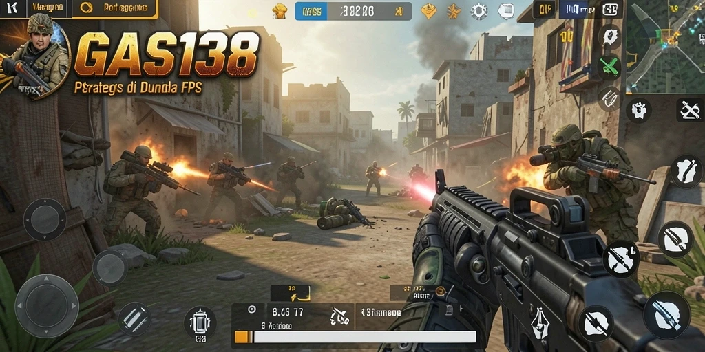 Gameplay intens dengan aksi tembak-menembak di GAS138.