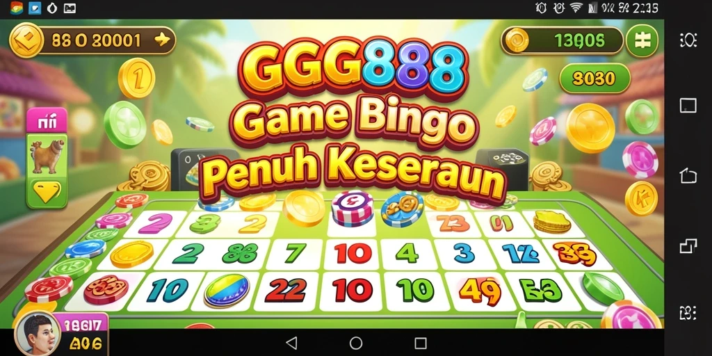 Screenshot gameplay GGG888 yang menunjukkan aksi seru Bingo.