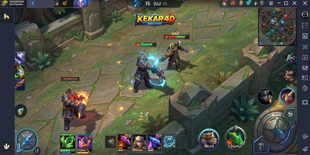 Gameplay seru dan dinamis dalam KEKAR4D.