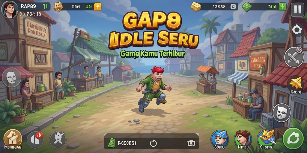 Tampilan gameplay RAP89 yang menarik dan penuh warna.