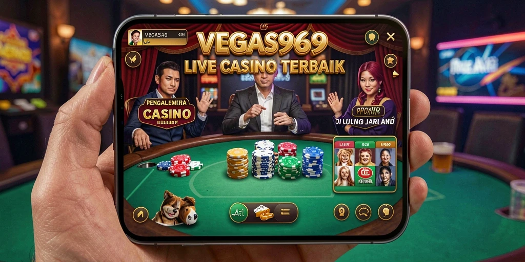 Tampilan gameplay Live Casino yang seru dan interaktif.